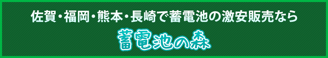 佐賀・福岡・熊本・長崎で蓄電池の激安販売なら