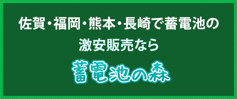 佐賀・福岡・熊本・長崎で蓄電池の激安販売なら